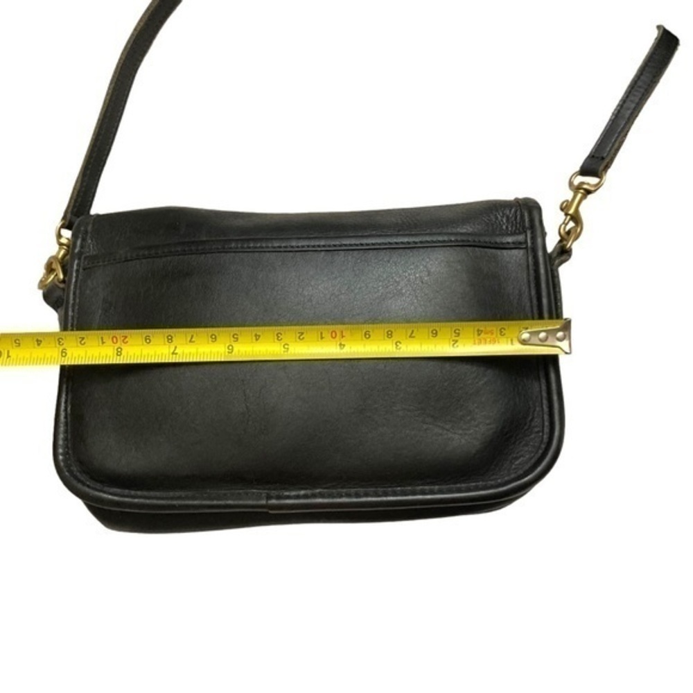 Coach vintage black leather pocket purse 9755 rare made in Mexico - Picture 3 of 11